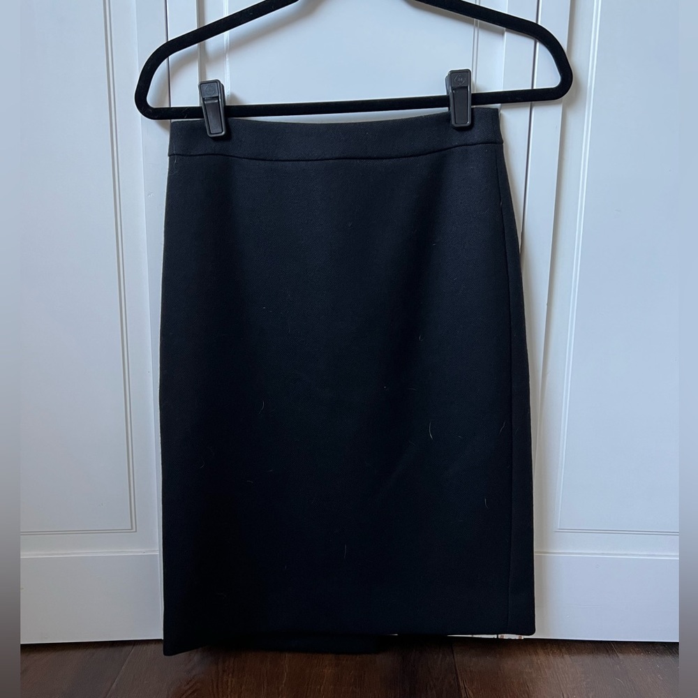 Black J.Crew No. 2 pencil skirt